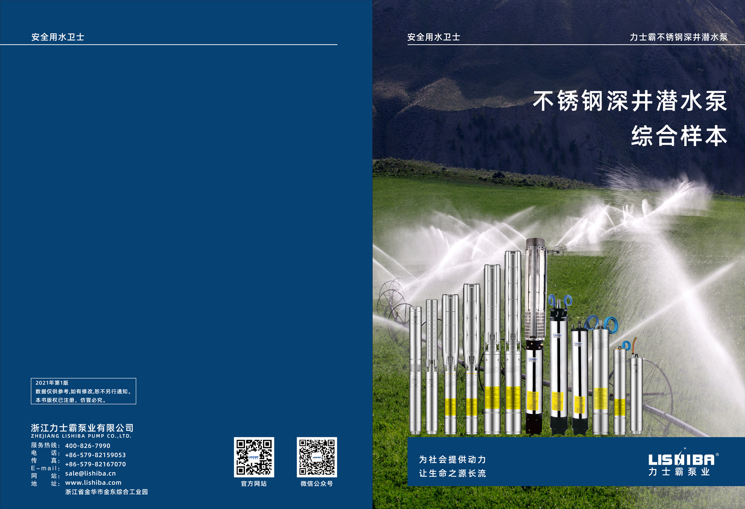 力士霸不锈钢深井潜水泵综合样本下载(图1)